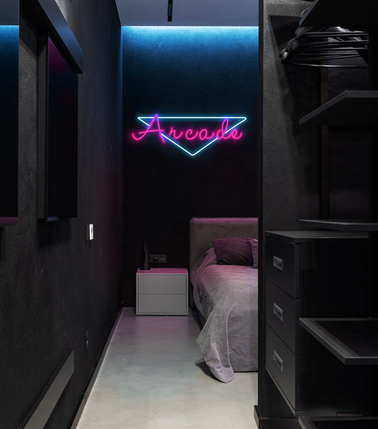 ARCADE -  Neon Sign, Custom Neon Sign, Neon Sign Bedroom, LED Neon Light, Gamer room decor, arcade neon