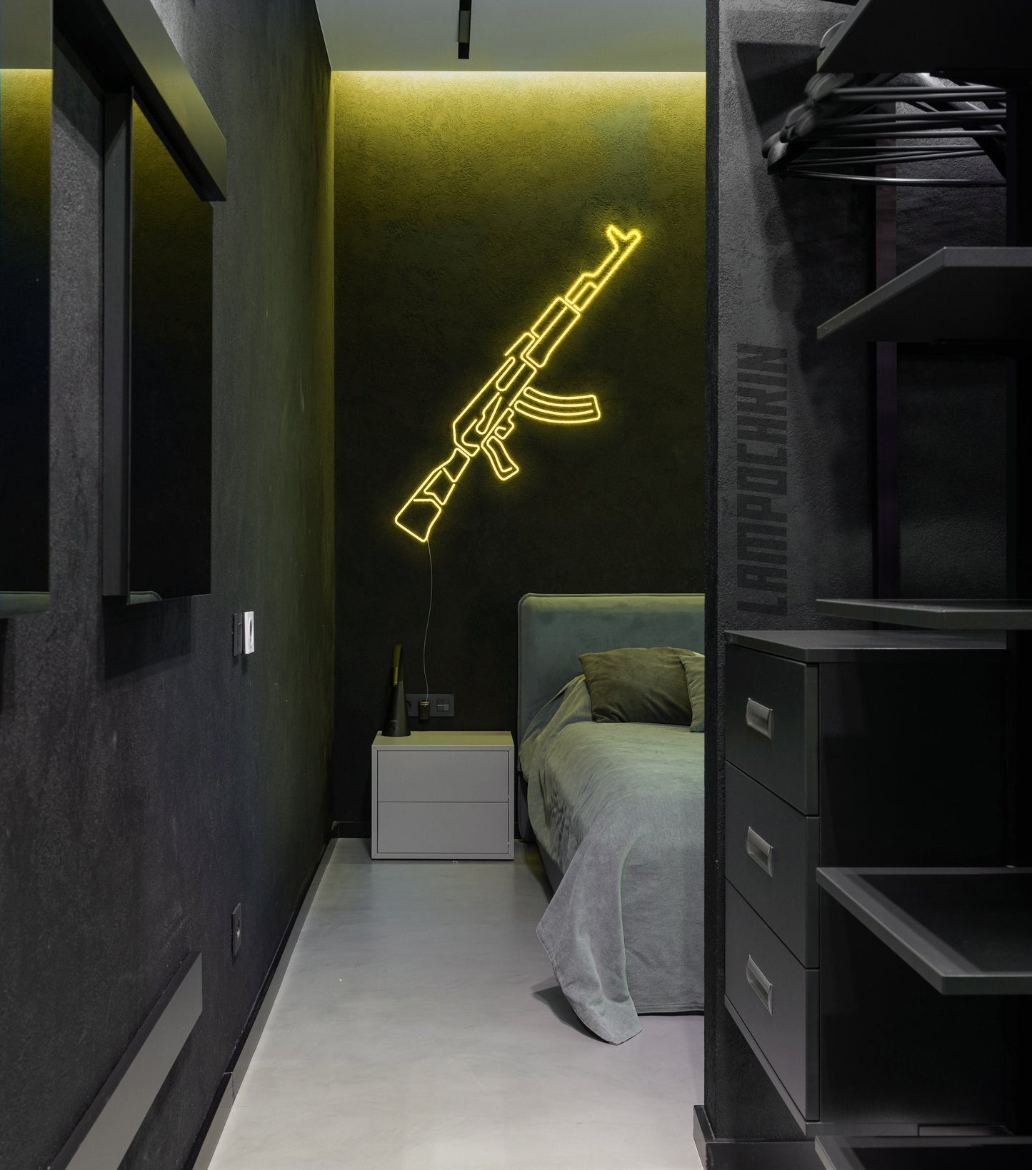 AK47 2.0 - LED Neon Sign,AK74 , Room decor, Wall Decor, Custom Sign, Neon For Home